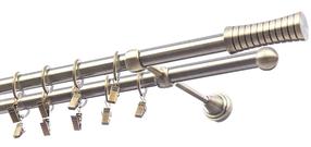 Karnīzes komplekts Olimp Walec, 400 cm, Ø 19 mm, antīkais zelts krās.