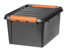 Įrankių dėžė SmartStore, 50 cm x 39 cm x 26 cm, juoda sp.