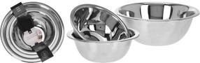 Емкость для смешивания Excellent Houseware Set of 3 Bowls Inox, нержавеющей стали цв., 1.9 л