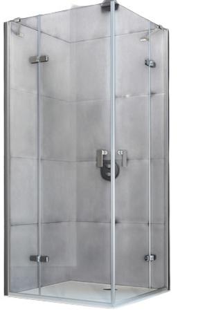 Dušiuks Huppe Astra Right, 90 cm x 200 cm, läbipaistev v./kroom v./läbipaistev