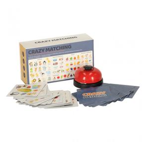 Kāršu spēle Crazy Matching, daudzkrāsains, EN