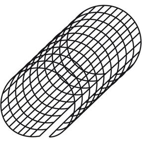 Renni kaitsevõrk Tenax Levex Tube, 100 cm, hdpe, must v.