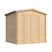 Sodo namelis Timbela M369F1, 226 cm x 236 cm x 218 cm, ruda sp.