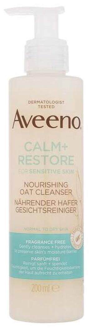 Makiažo valiklis Aveeno Calm+ Restore Nourishing Oat, 200 ml
