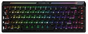 Vadu spēļu tastatūra FGG Madlions Titan 68 Turbo HE FGG-TITAN68-TURBO-Black FGG Amber Pro Magnetic, EN, melna krās.