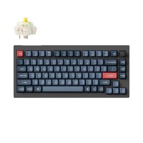 Kahjustatud pakendiga toode. Juhtmevaba mänguklaviatuur Keychron V1 Max Wireless V1M-D4 Gateron Jupiter Banana, Inglise (US), must v.