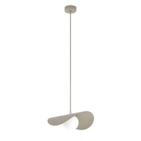 Lampa griesti Emibig Ritual, G9, 1 x 8 W, balta krās. / bēša krās.