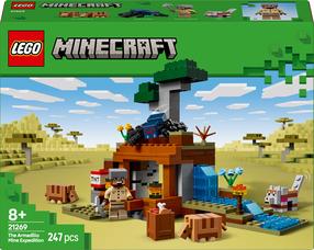 Konstruktorius LEGO® Minecraft Kasyklos tyrinėjimas su šarvuočiu 21269, 247 vnt.