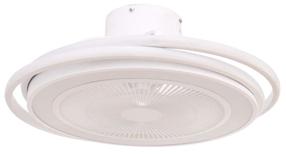 Griestu ventilators ar lampu CristalRecord Andrea CCT, 45 W, 1 gab., balta krās.