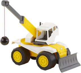  Žaislinis traktorius Little Tikes Dirt Diggers Plow & Wrecking Ball, balta/geltona