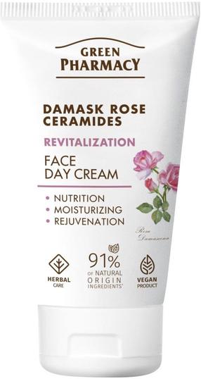 Päevakreem Green Pharmacy Damask Rose + Ceramides, 50 ml