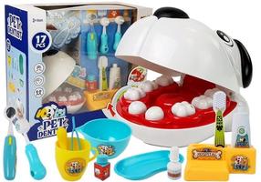 Arstimängu komplekt, hambaarsti komplekt Lean Toys Pet, mitmevärviline