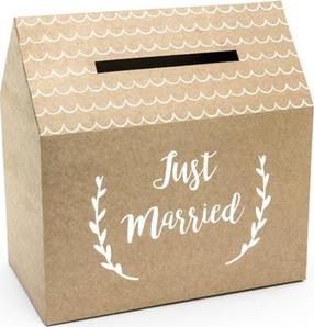Коробка Party Deco Just Married, 305 мм x 165 мм x 300 мм