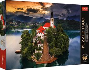 Puzle Trefl Photo Odyssey Lake Bled Slovenia, 48 cm x 68.3 cm, 1000 gab., daudzkrāsaina