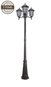 Pastatomas lauko šviestuvas Domoletti 017-PL-3, 60W, E27, IP43, ruda sp., 23 cm x 220 cm