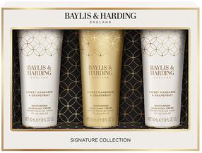Rankų priežiūros rinkinys Baylis & Harding Signature Collection Sweet Mandarin & Grapefruit, 3 vnt.