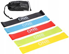 Полоса сопротивления One Fitness Slim, 55 см x 45 см x 0.09 см, синий цв.
