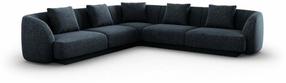 Kampinė sofa Cosmopolitan Design Tulum, tamsiai mėlyna (navy) sp., 255 x 255 cm x 70 cm