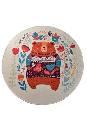 Kilimas Conceptum Hypnose Sweet Bear, įvairių spalvų, 140 cm x 140 cm