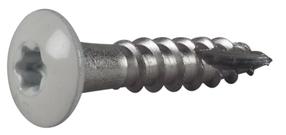 Kruvi, keeratavad puu sisse Essve RAL9010 TX20, 4.8 x 25 mm/7 mm, valge v., 20 tk