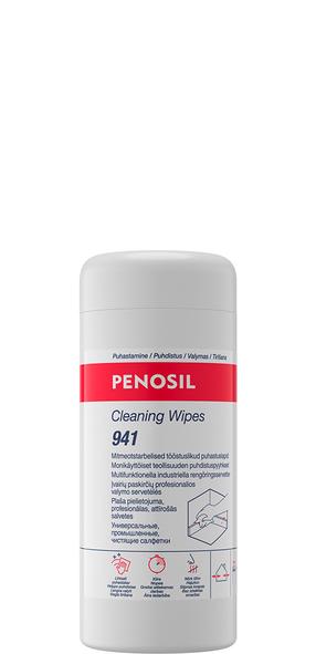 Salvetes, silikons/poliuretāna putas/krāsa Penosil Cleaning Wipes 941, 50 gab.