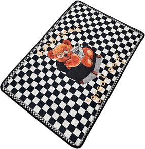 Vonios grindų kilimėlis Foutastic Newspaper 359CHL5203, įvairių spalvų, 120 cm x 70 cm