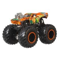  Žaislinis keturratis Mattel Hot Wheels Teenage Mutant Ninja Turtles Michelangelo HKM23, 1:64, oranžinė sp.