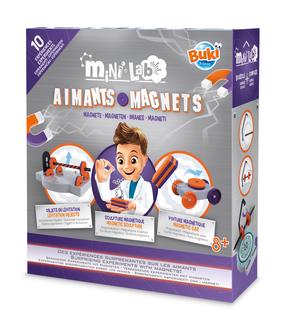 Rotaļu laboratorijas komplekts, magnētiskais Buki France Mini Lab Magnets, daudzkrāsaina
