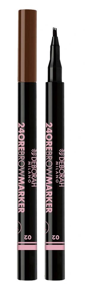 Карандаш для бровей Deborah Milano 24Ore Brow Marker, 0.8 г, light brown цв. 02