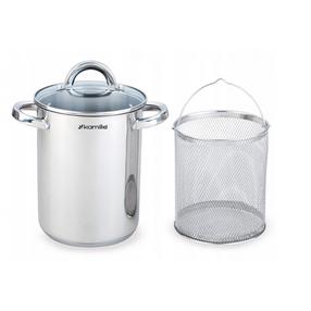 Kастрюля Kamille KM5850, Ø16 см, 4 л, нержавеющей стали цв.