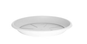 Puķu poda šķīvis Plasticotto STS00023-110, balta krās., 23 cm