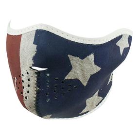 Mootorratturi kiivrisukk Zanheadgear Patriot, sinine v./valge v./punane v.