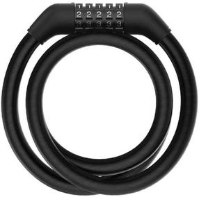 Priedas paspirtukams, spyna Xiaomi Electric Scooter Cable Lock, juoda sp.
