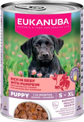 Šlapias šunų maistas Eukanuba, jautiena/moliūgas, 0.4 kg