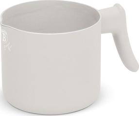 Puodelis pienui Berlinger Haus Sahara Collection BH-8075, 1200 ml, Ø 12 cm, balta sp./rusva sp., aliuminis