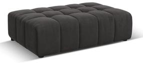 Pufas Micadoni Home Jennifer Velvet, tamsiai pilka sp., 102 cm x 80 cm x 40 cm