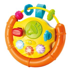 Образовательный руль WinFun Baby Steering Wheel, 16 см, многоцветный