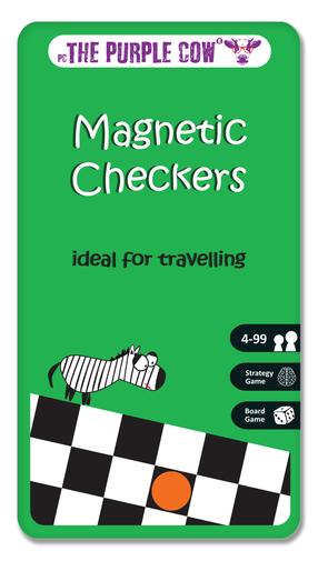 Dambrete Purple Cow Magnetic Checkers