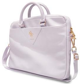 Klēpjdatoru soma Guess Triangle 4G, violeta krās., 15-16"