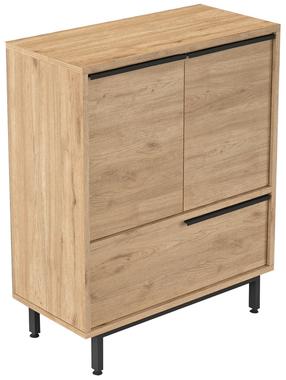 Laisvai pastatoma virtuvės spintelė Kalune Design, medžio sp., 35.5 cm x 74.8 cm x 90.4 cm