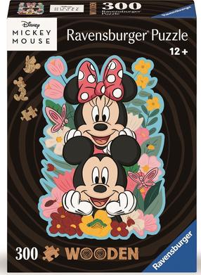 Dėlionė Ravensburger Disney Mickey & Minnie, 23.4 cm x 16.6 cm, 300 vnt., įvairių spalvų