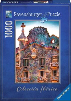 Pusle Ravensburger Barcelona Casa Batllo, 70 cm x 50 cm, 1000 tk, mitmevärviline