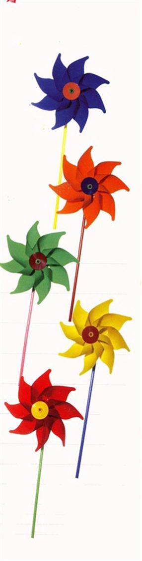 Vėjo malūnėlis, 43 cm x 16 cm, (spalva/dizainas parenkami atsitiktine tvarka)