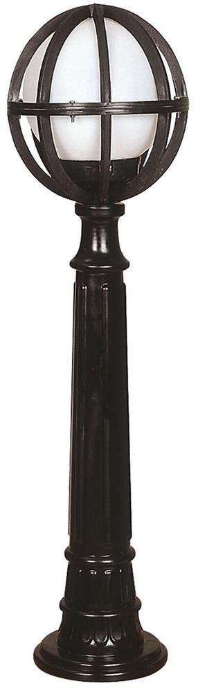 Pastatomas lauko šviestuvas Opviq BSU-68080-BSY-M4-BOP, 60W, E27, IP65, juoda sp., 23 cm x 95 cm