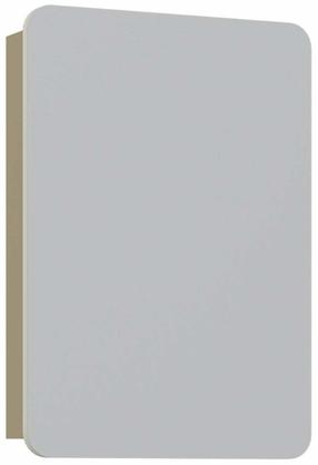 Pakabinama vonios spintelė su veidrodžiu Kalune Design Orbit, ruda sp., 16 cm x 50 cm x 71 cm