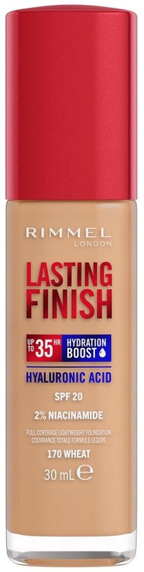 Vedel jumestuskreem Rimmel London Lasting Finish 35H, SPF 20, 170 wheat, 30 ml