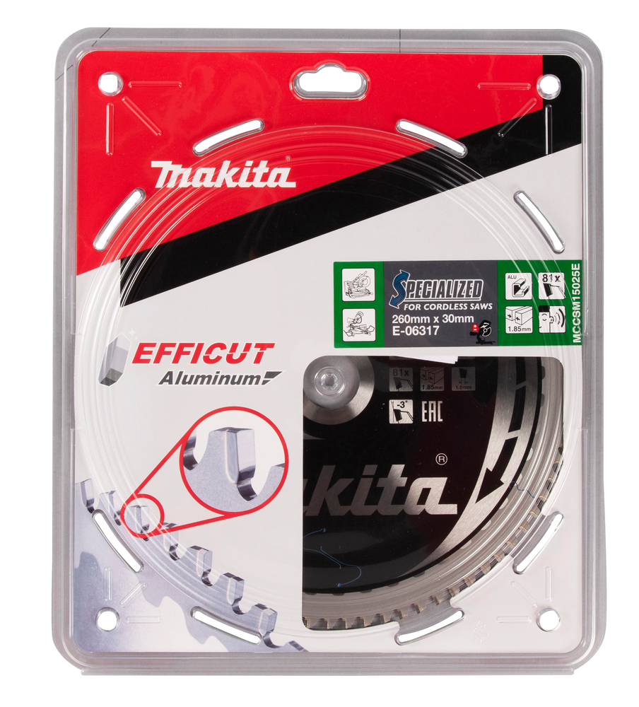 Saeketas Makita, 260 mm x 30 mm