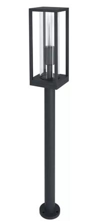 Pastatomas lauko šviestuvas Ledvance Endura Classic, 60W, E27, IP44, pilka sp., 11 cm x 80 cm