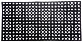 Durų kilimėlis Domoletti Rho 004, juodas, 50 cm x 100 cm x 1.6 cm
