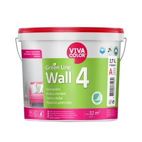 Краска Vivacolor Green Line Wall 4, белый, 2.7 л